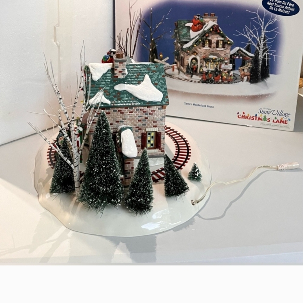 Department 56 Holiday Village with Train and Snowy Accents - Picture 16 of 16